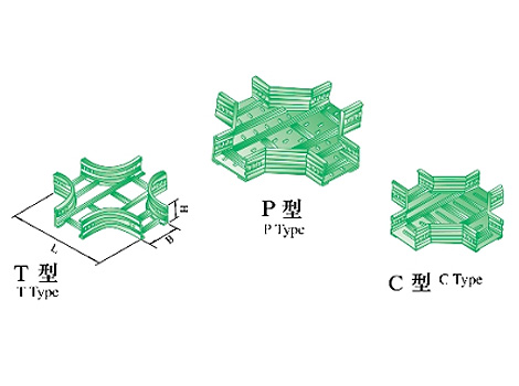 XQJ-DJ-T、P、C-04型大跨距水平四通桥架
